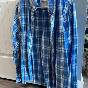Abercrombie & Fitch Blue Checkered Shirt